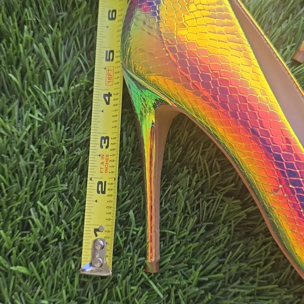 Aldo Iridescent Heels Size 8.5 - Picture 9 of 9